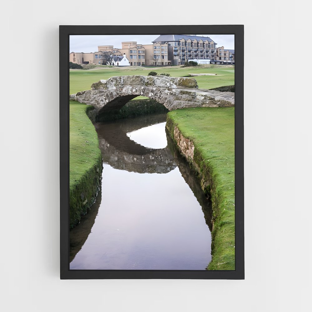 Poster Le Pont des Golfeurs (vue 2)
